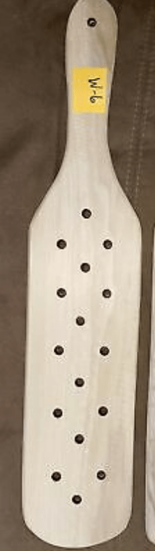 My punishment paddle.