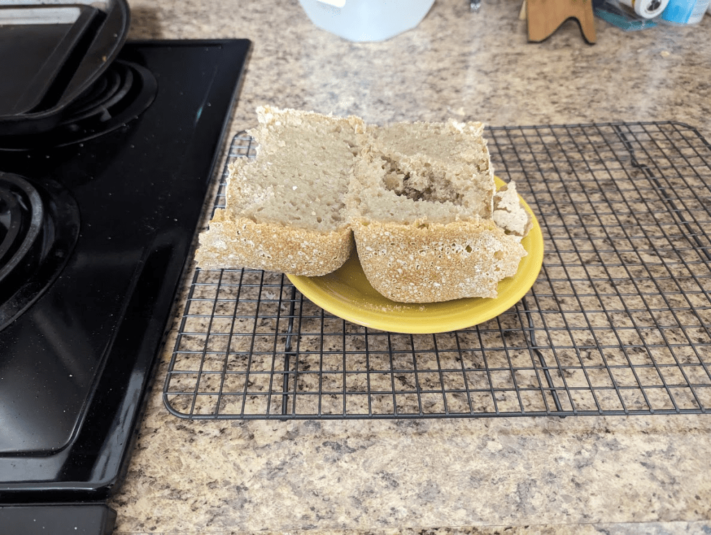 This is supposedly a 1.5-lb loaf of French bread.